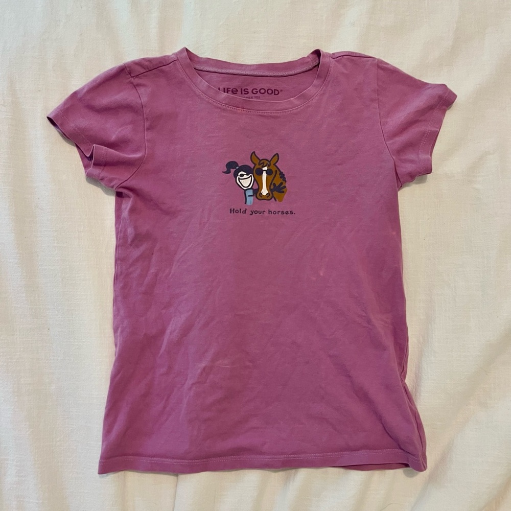 LIFE IS GOOD baby tee
